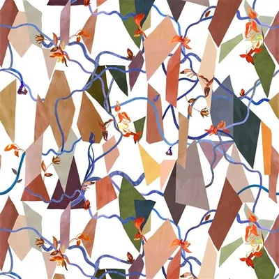 COTILLONS MOSAIQUE — Christian Lacroix Pele Mele swatch, view 1