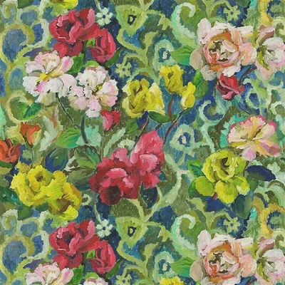 TAPESTRY FLOWER VINTAGE GREEN thumbnail 2