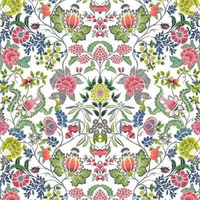 BROCART DECORATIF FUCHSIA — Fleurs D Artises swatch, view 1