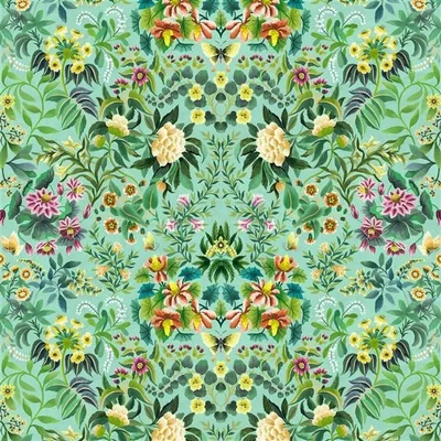 IKEBANA DAMASK AQUA swatch