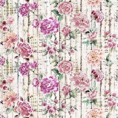 KYOTO FLOWER CORAL — Ikebana swatch, view 1