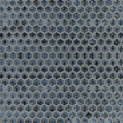 MANIPUR DELFT — Minakari swatch, view 1