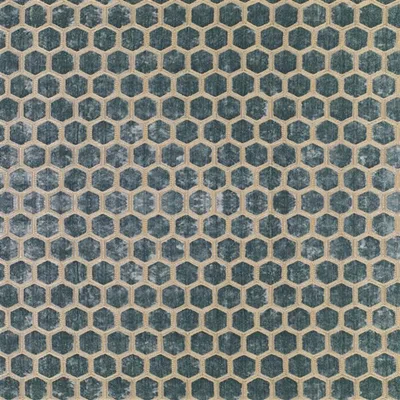 MANIPUR DUCK EGG — Minakari swatch, view 1