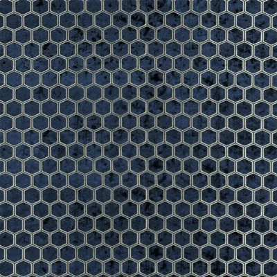 MANIPUR MIDNIGHT — Minakari swatch, view 1