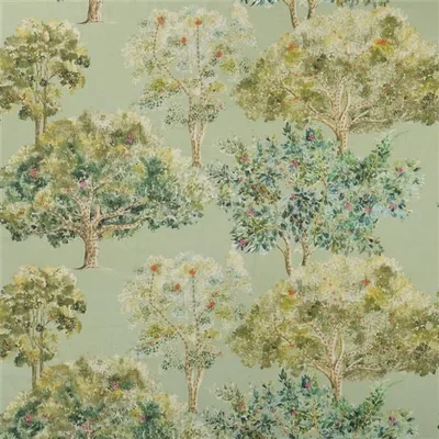 BOSQUET SAUVAGE FOREST — Palette Provencale Fabric swatch, view 1