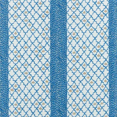 PERGOLA TRELLIS COBALT — Porcelaine De Chine swatch, view 1