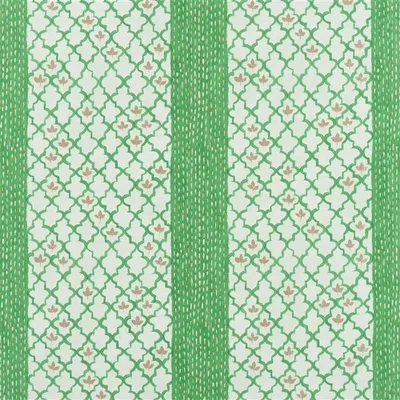 PERGOLA TRELLIS EMERALD — Porcelaine De Chine swatch, view 1