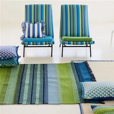 CORK STREET STRIPE COBALT thumbnail 3