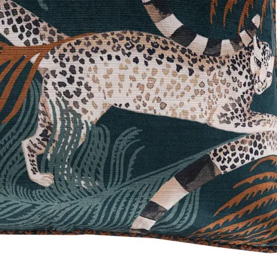 DELILAH VELVET 50CM CUSHION TUSCAN TEAL thumbnail 3