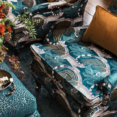 DELILAH VELVET TUSCAN TEAL swatch