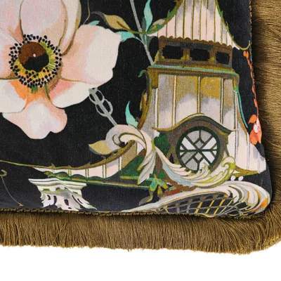 EUPHORIA VELVET 50CM CUSHION SECRET GARDEN thumbnail 3