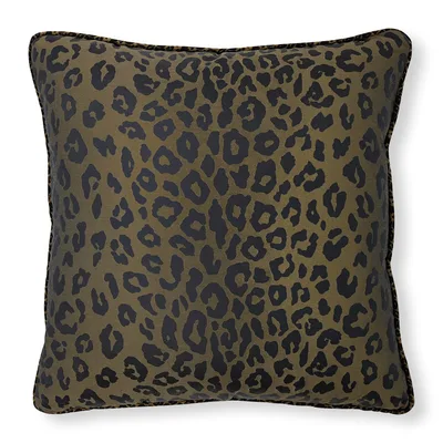 SASKIA 50CM CUSHION OLIVETTE — Temperley London x Romo Fabrics swatch, view 1