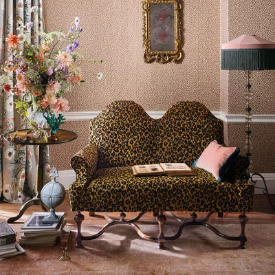 TRIXIE AMBER — Temperley London x Romo Fabrics swatch, view 1