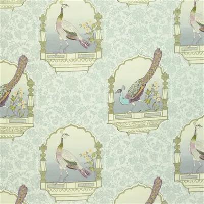 PEACOCK FLOWER - HEATHER — Rosa Chinensis swatch, view 1