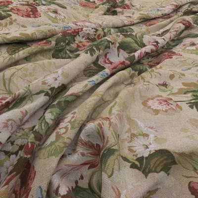 BIBURY TAPESTRY — ARCHIVE LINENS swatch, view 1