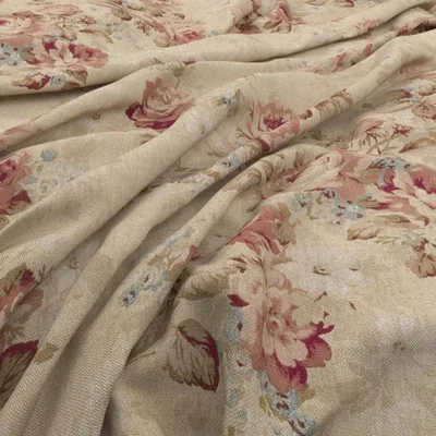 HAWKSWICK ROSE — ARCHIVE LINENS swatch, view 1