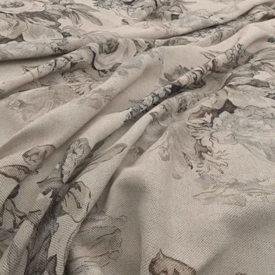 MONANCE CHARBON — ARCHIVE LINENS swatch, view 1