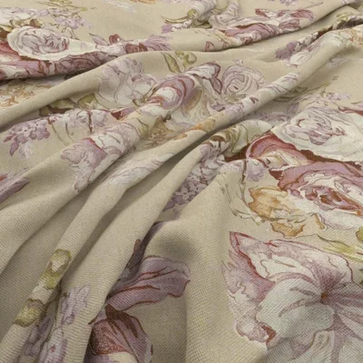 MONANCE PLUM — ARCHIVE LINENS swatch, view 1