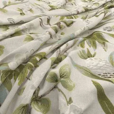 SANDRINGHAM EAU DNIL — ARCHIVE LINENS swatch, view 1