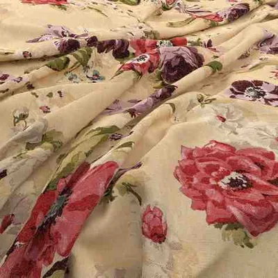 WILDFLOWER ANTIQUE — ARCHIVE LINENS swatch, view 1
