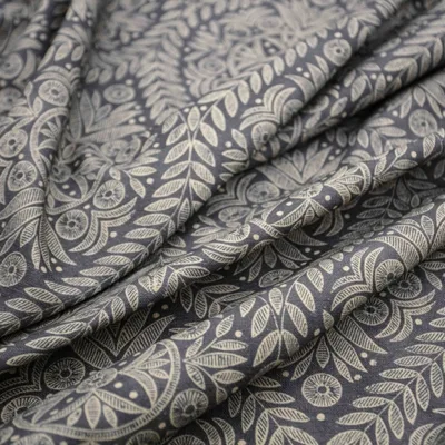 PORTIA CHARCOAL — INDIENNE swatch, view 1