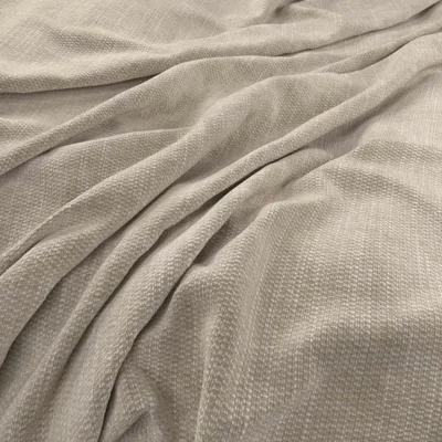 BERGAMO ECRU — LUXURY CHENILLES swatch, view 1