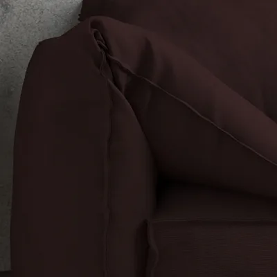 SLUBBY LINEN AUBERGINE thumbnail 5