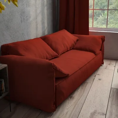 SLUBBY LINEN CAYENNE thumbnail 4