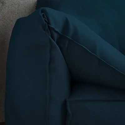 SLUBBY LINEN KINGFISHER thumbnail 5