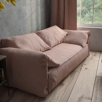 SLUBBY LINEN SHELL PINK thumbnail 4