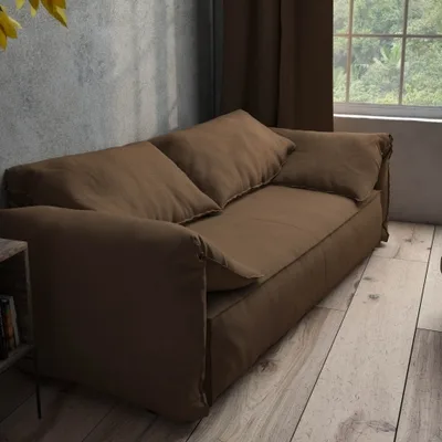 SLUBBY LINEN TRUFFLE thumbnail 4