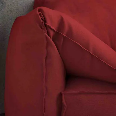 SLUBBY LINEN VINTAGE RED thumbnail 5