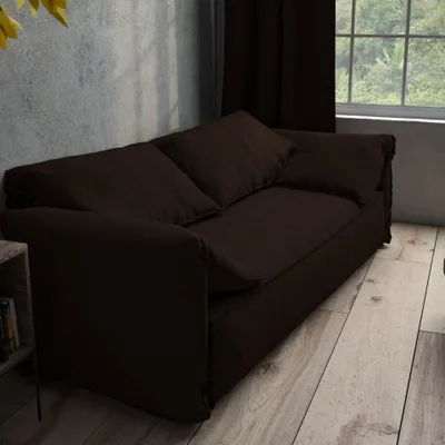 SLUBBY LINEN WALNUT thumbnail 4