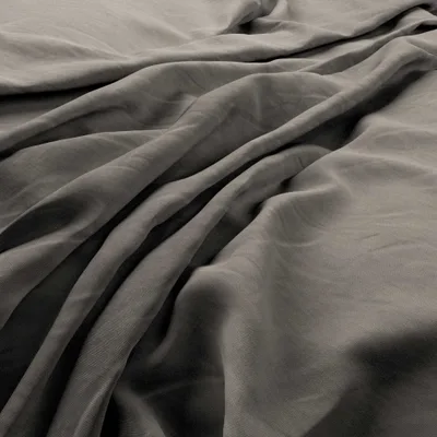 HEAVY-LINEN ANDESITE — STONEWASHED LINENS swatch, view 1