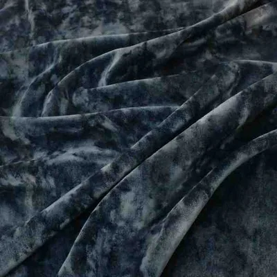 VINCI PETROL — STONEWASHED LINENS swatch, view 1