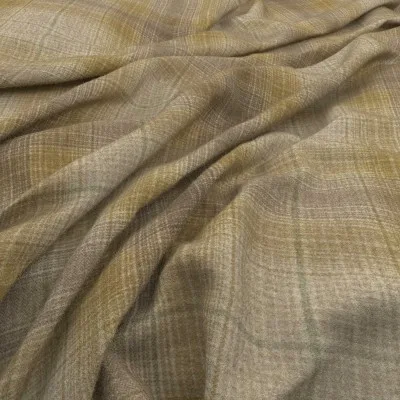 Woollen Check Hemp — WOOL CHECKS &amp; STRIPES swatch, view 1