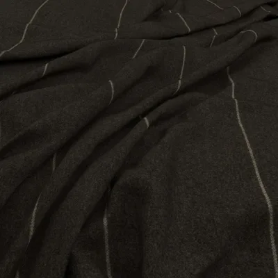 Savile Charcoal — WOOL LIBRARY swatch, view 1