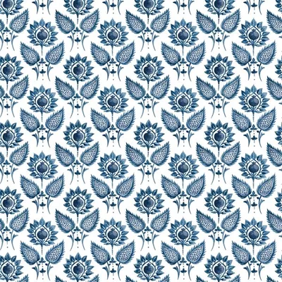 MEDICI FLOWER INDIGO swatch
