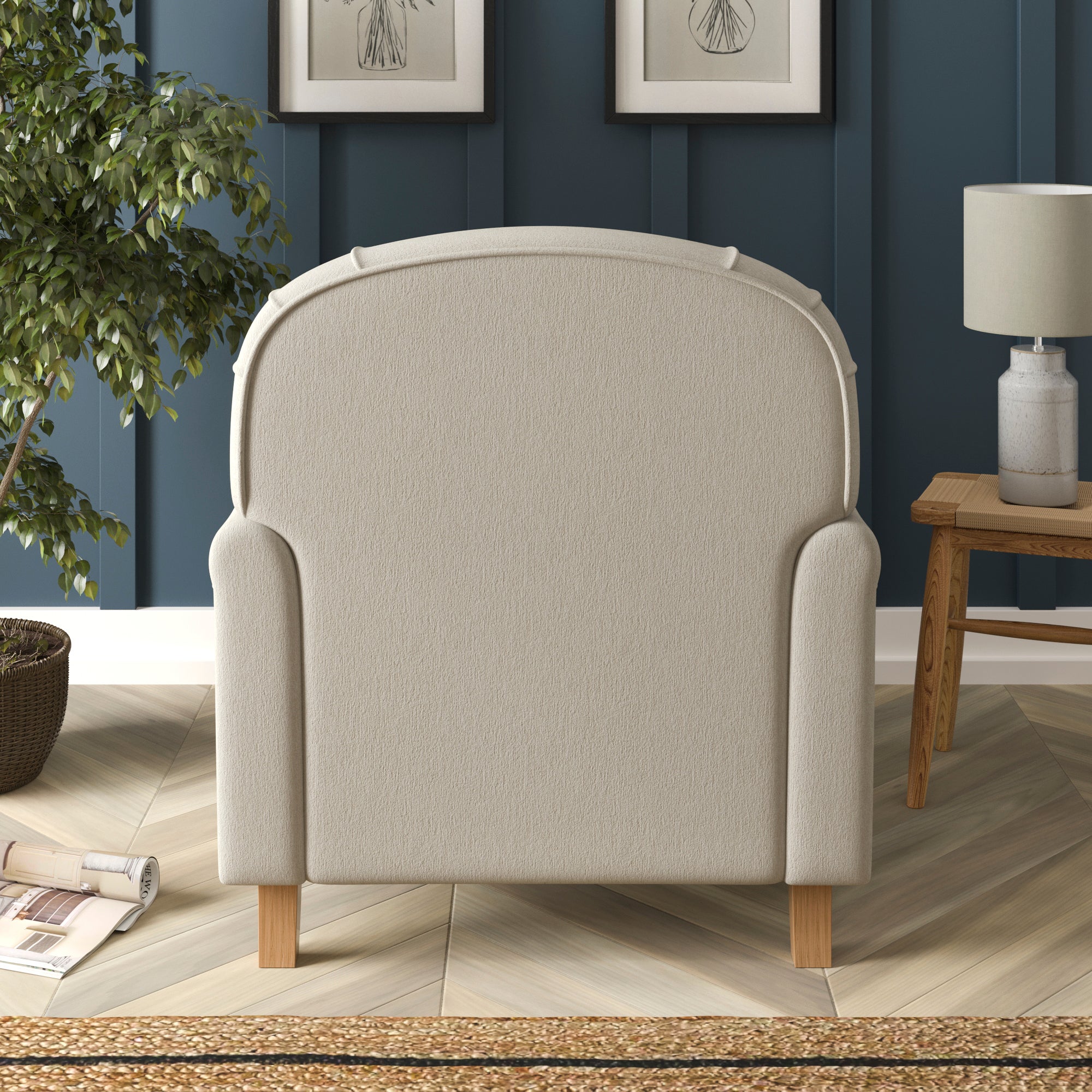 Beatrice II Luna Fabric Armchair - Beatrice II Luna Fabric Armchair 2