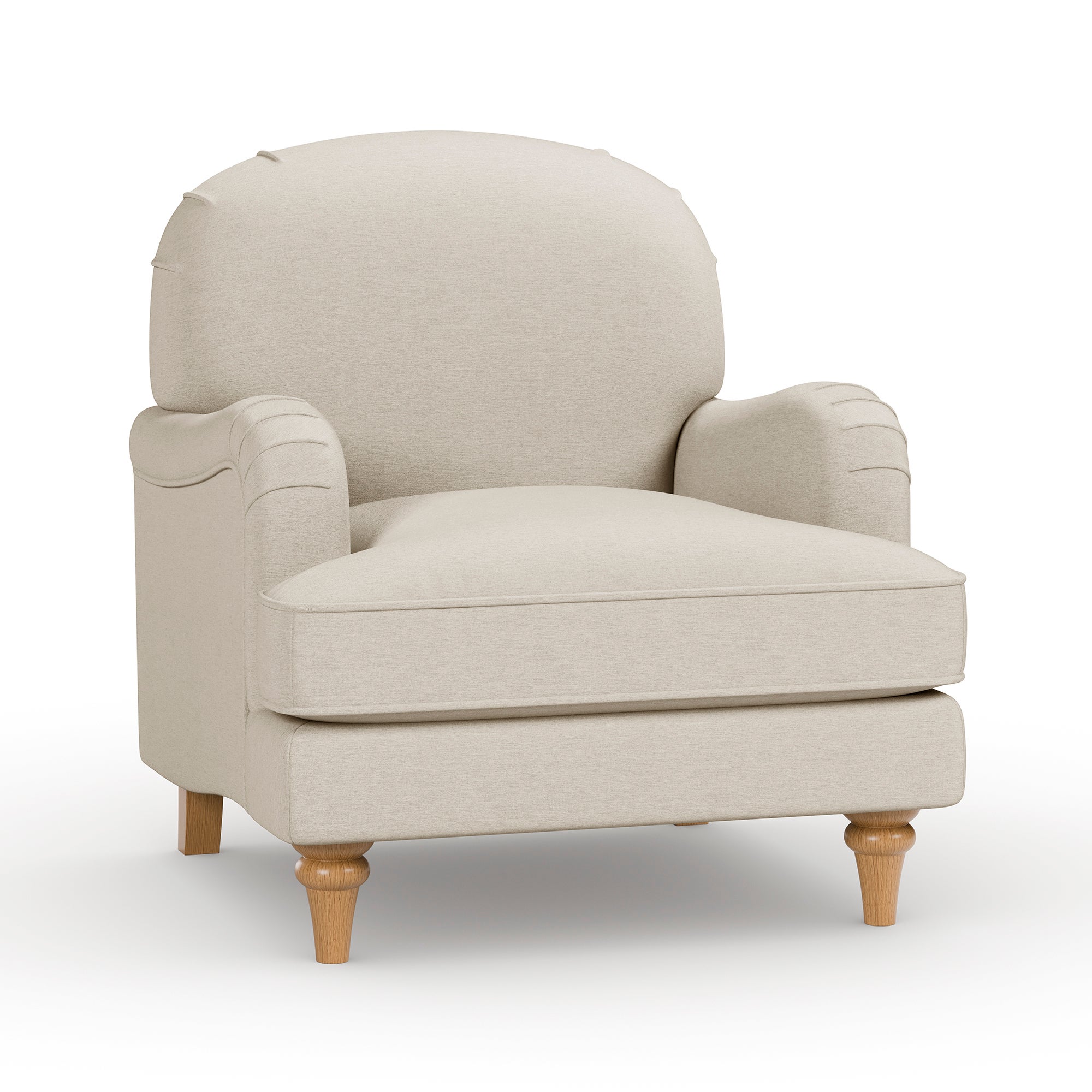 Beatrice II Luna Fabric Armchair - Beatrice II Luna Fabric Armchair 8