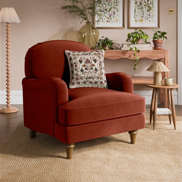 Beatrice II Velvet Armchair - Beatrice II Velvet Armchair 1
