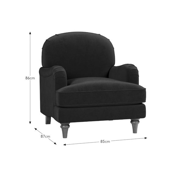 Beatrice II Velvet Armchair - Beatrice II Velvet Armchair 8