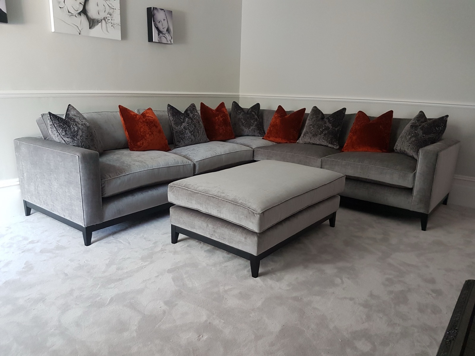 Overstuffed Footstool - Connaught Footstool Gallery Signature Furniture