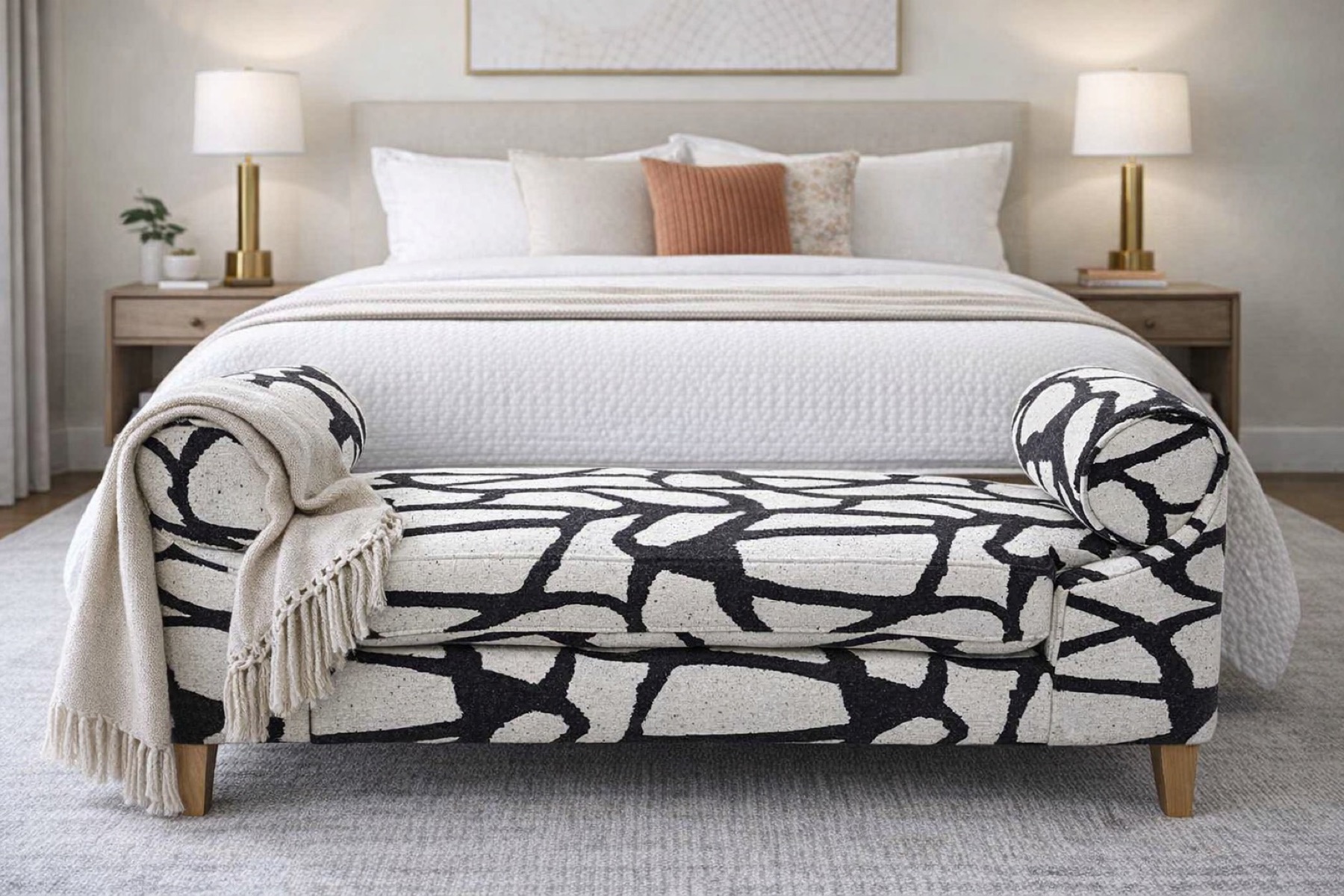 Patterned Daybed - Grace Bench Gallery - Signature Furniture. jpeg