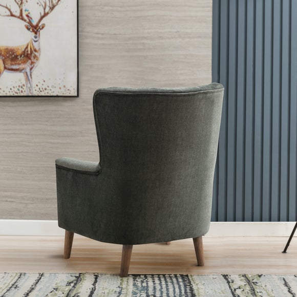 Image Furnishings Charlotte Velvet Wingback Occasional Armchair - Image Furnishings Charlotte Velvet Wingback Occasional Armchair 3