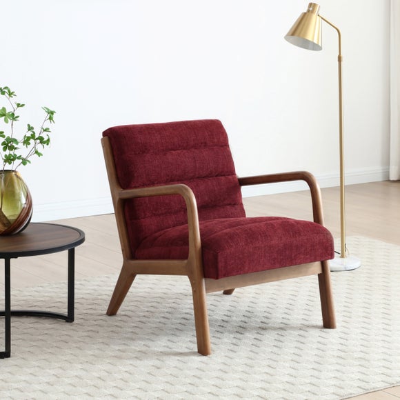 Khali Ribbed Chenille Occasional Chair - Khali Ribbed Chenille Occasional Chair 1