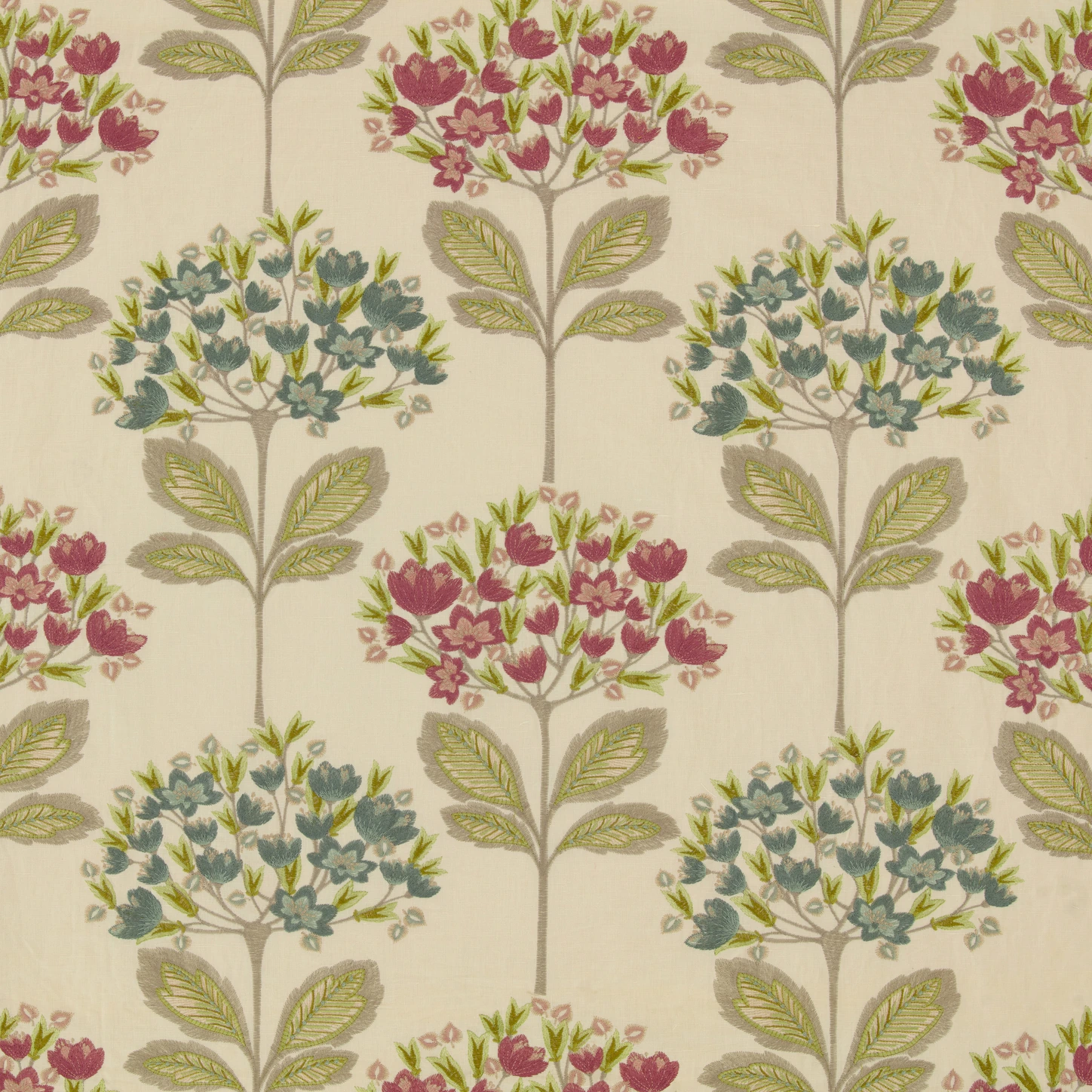 Khali Ribbed Chenille Occasional Chair - Boutonniere Spring Swatch