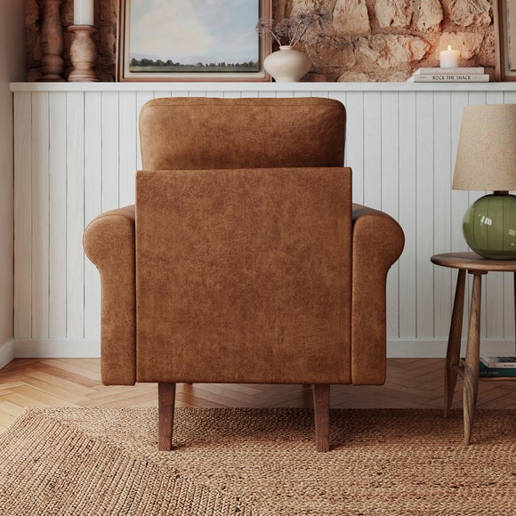 Maeve Faux Leather Compact Armchair - Maeve Faux Leather Compact Armchair 2