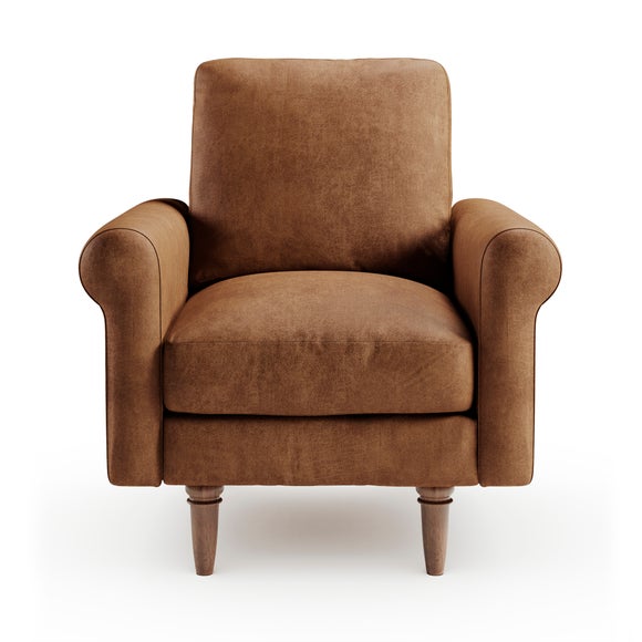 Maeve Faux Leather Compact Armchair - Maeve Faux Leather Compact Armchair 7