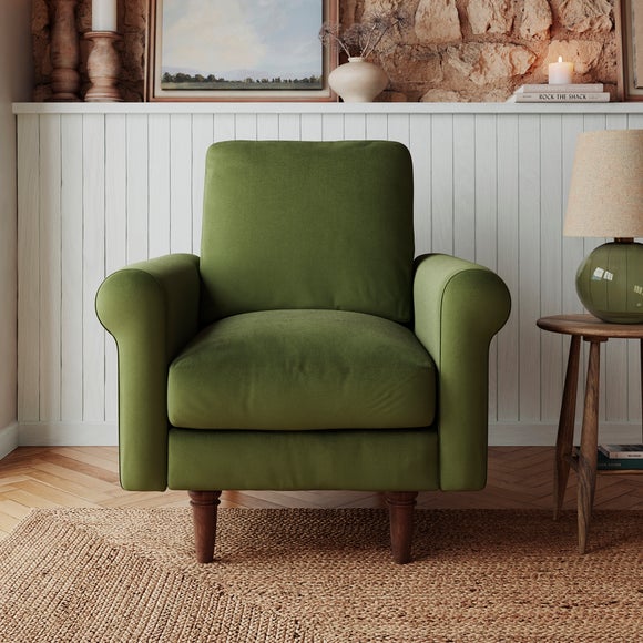 Maeve Velvet Compact Armchair - Maeve Velvet Compact Armchair 1